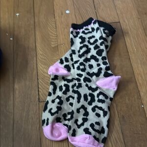Leopard Print Dog Pajamas with Pink Accents